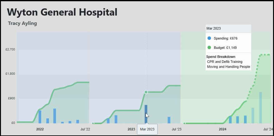 Screenshot: Thoosa One Budget Projections
